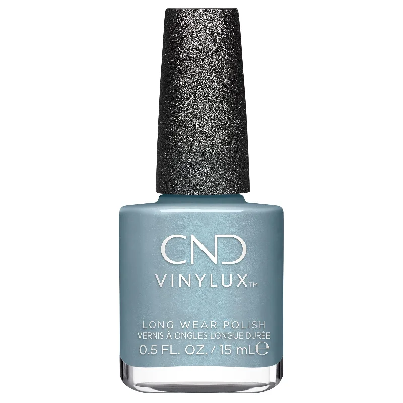 Matte nail gel topper-CND - Vinylux Teal Textile 0.5 oz - #449