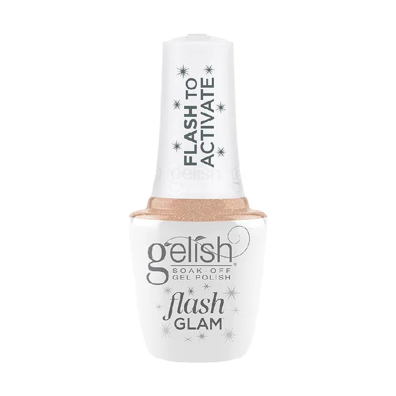 Smooth nail polish finish-Gelish Soak-Off Gel Polish Flash Glam Collection Bright Up My Valley