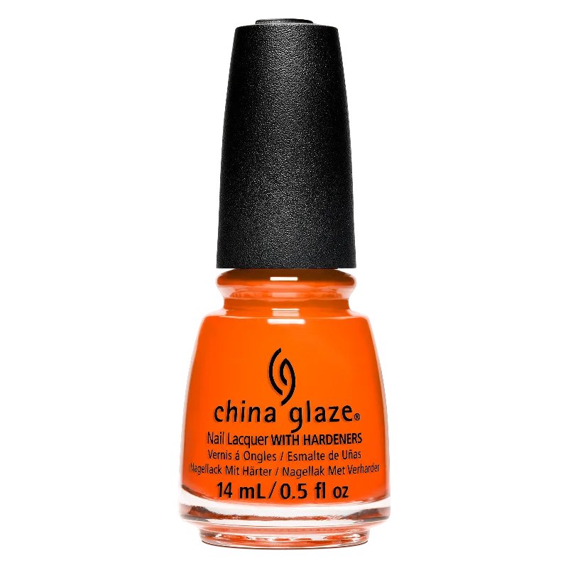 Multi-color nail gel polish-China Glaze - Orange Knockout Nail Polish