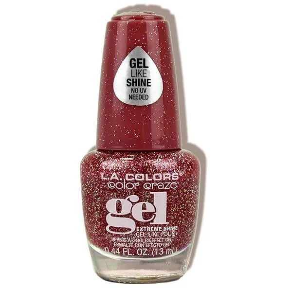 Durable nail gel topper-LA Colors Crush Shimmer Gel Polish