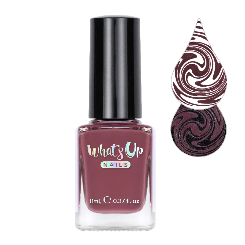 Rechargeable LED nail lamp-Whats Up Nails - You Mocha Me Happy Stamping Polish