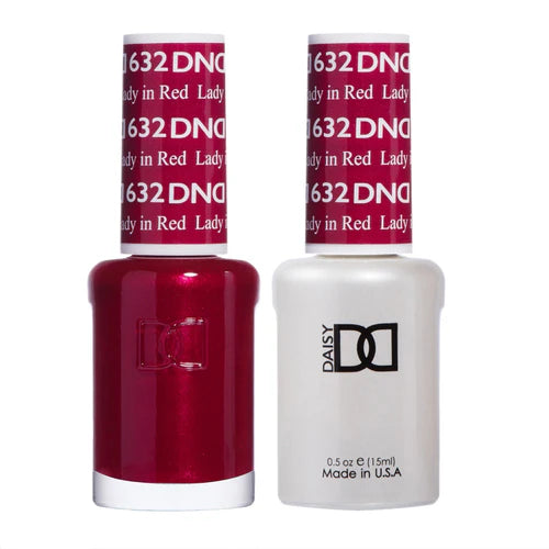 Fast-acting nail adhesive-DND Duo - Lady In Red - 632