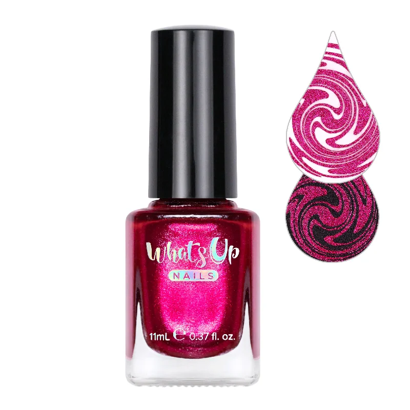 Durable nail varnish-Whats Up Nails - Fuchsian Forward Stamping Polish