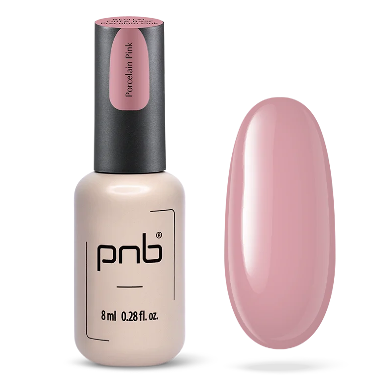 Strong nail glue-PNB UV/LED Revital Fiber Base, Porcelain Pink, HEMA FREE