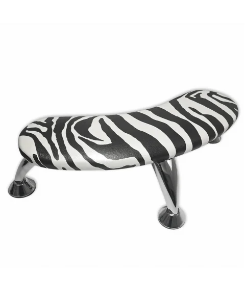 Eco-friendly nail gel-Mack’s Half-moon Arm Rest with Legs - Zebra