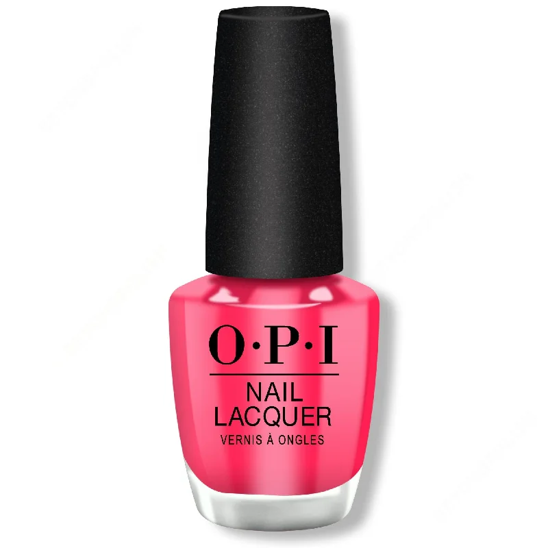 Smooth nail gel sealant-OPI Nail Lacquer - Charged Up Cherry 0.5 oz - #NLB35