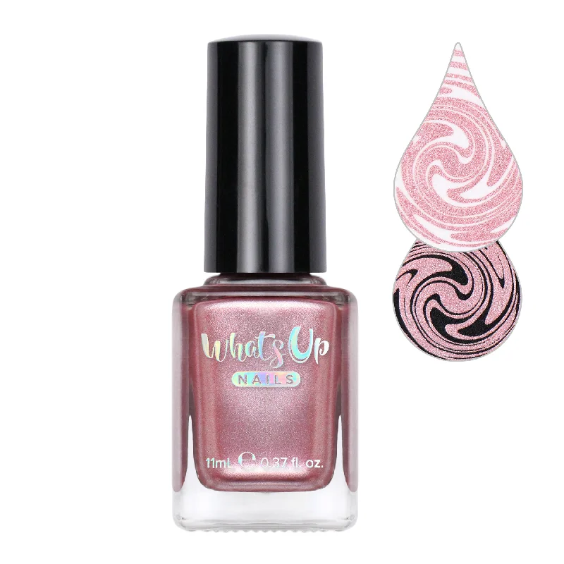 Salon-quality nail dip sets-Whats Up Nails - Roses are Gold Stamping Polish