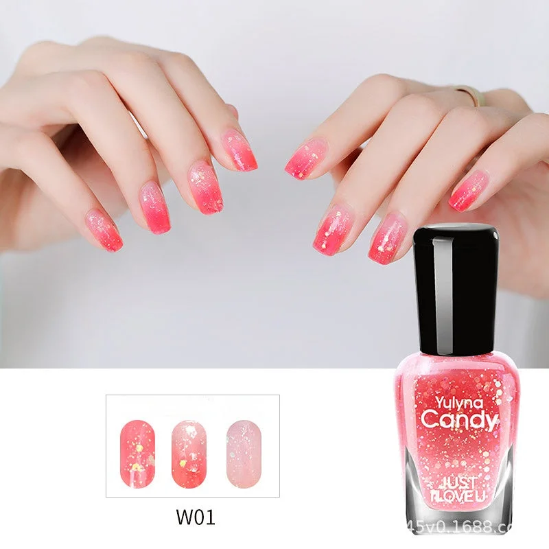 Breathable nail varnish-Wholesale Oily Temperature Change Nail Polish