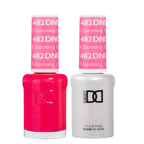 Rapid-dry nail top coat-DND Duo - Charming Cherry - 482