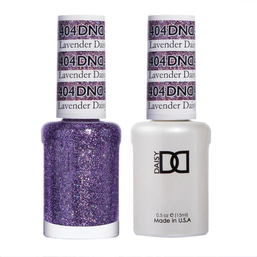 Holographic nail glitter-DND Duo - Fuchsia Star - 404