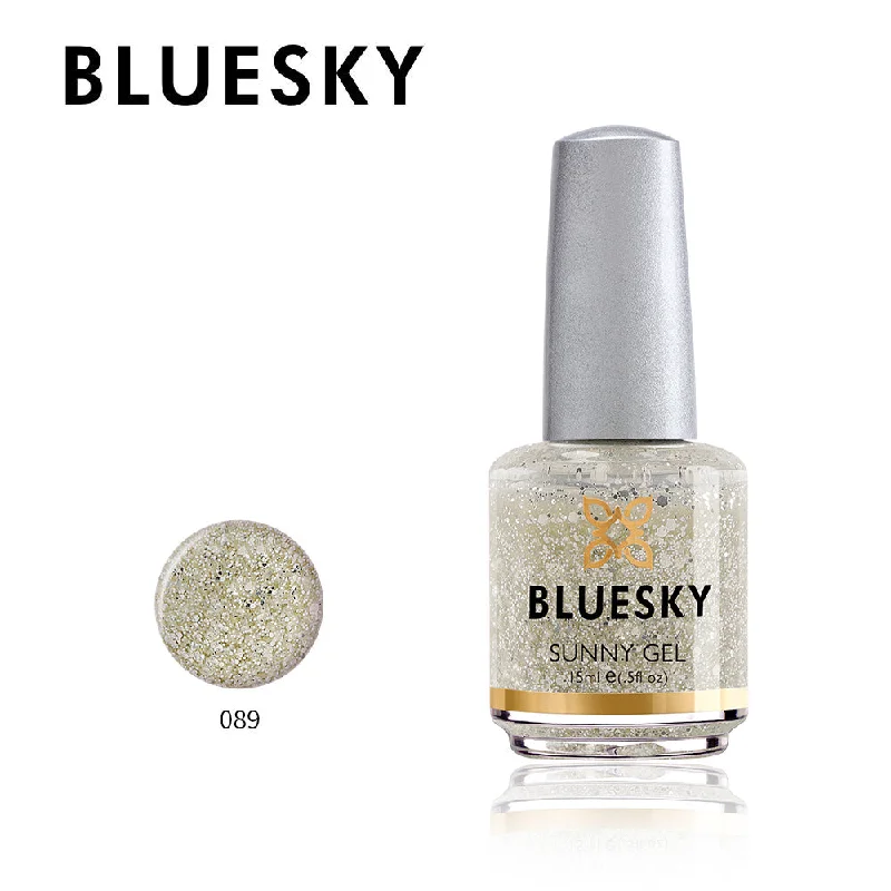 Vegan nail gel-Bluesky Sunny Gel 15ml nail polish 089 SPARKLES ALL THE WAY