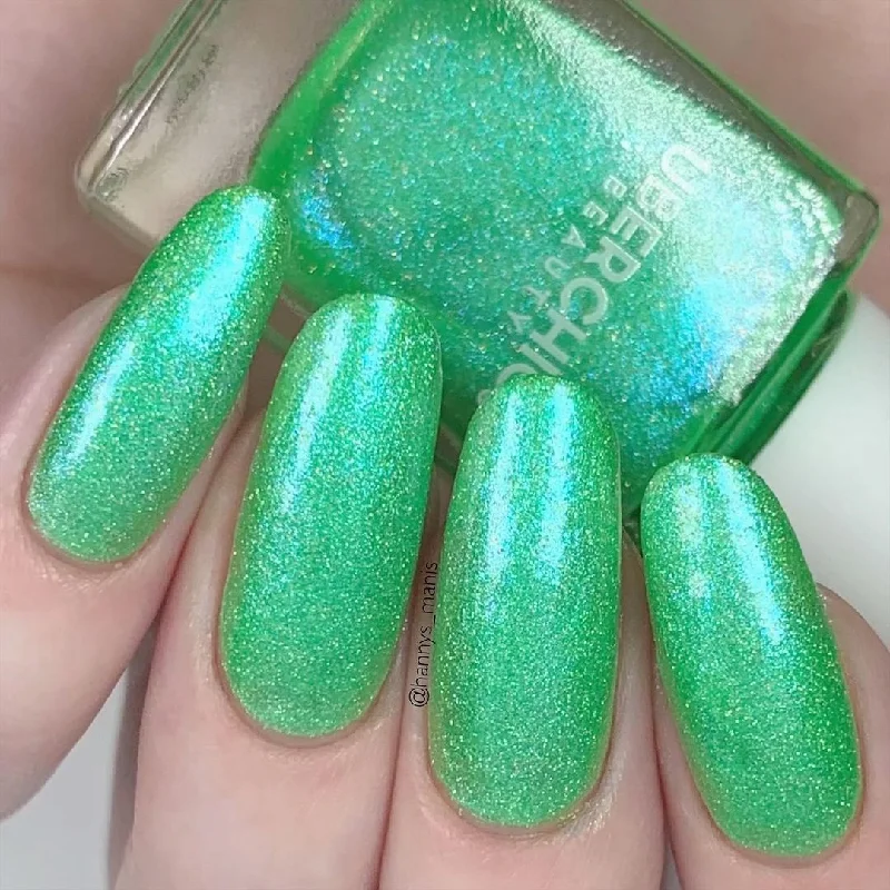 Flexible nail adhesive glue-UberChic Beauty - Put The Lime In The Coconut Nail Polish