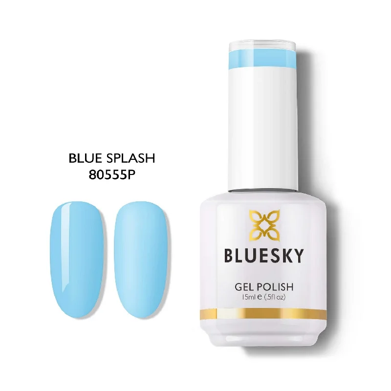 Anti-fade nail gloss-Pro | BLUE SPLASH | 15ml Gel Polish