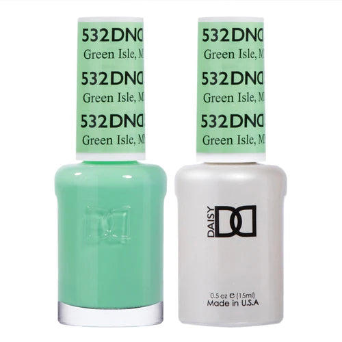 UV-resistant nail polish-DND Duo - Green Isle, Mn - 532