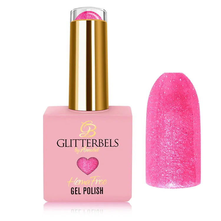 Glittery nail art toppers-Glitterbels Gel Polish Hema Free The Getaway Collection Bae-cation 0.27 fl oz.