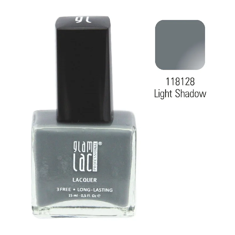 UV-cured nail gel kits-SALE! GlamLac gel effect nail lacquer polish 15 ml, 118128 LIGHT SHADOW