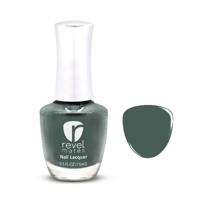 Anti-chip nail varnish-P598 Laurel Green Crème Nail Polish