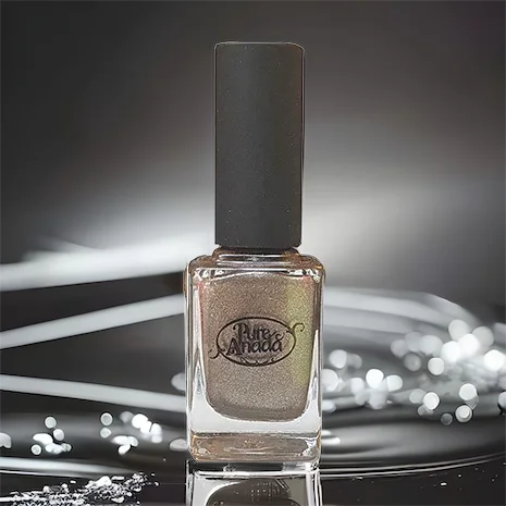 Sparkle nail art designs-Pewter - Pure Anada Natural Nail Polish 12ml