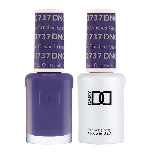 Chrome nail polish topper-DND Duo - Crushed Grape - 737