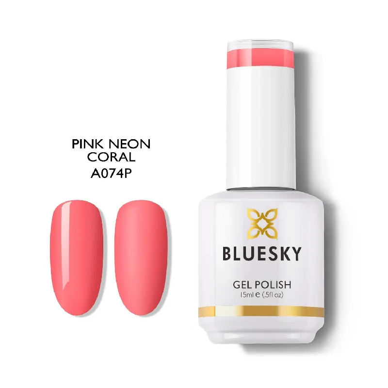 Pastel nail varnish-Pro | PINK NEON CORAL | 15ml Gel Polish