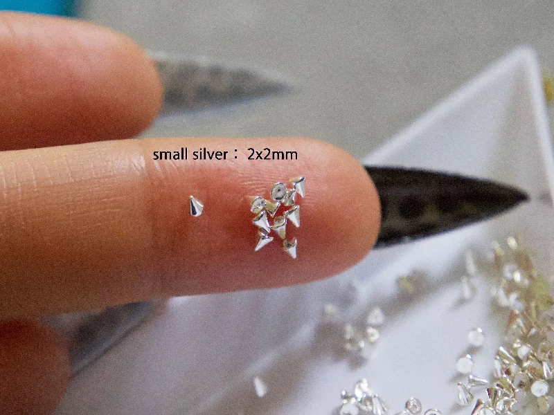 50pcs small silver