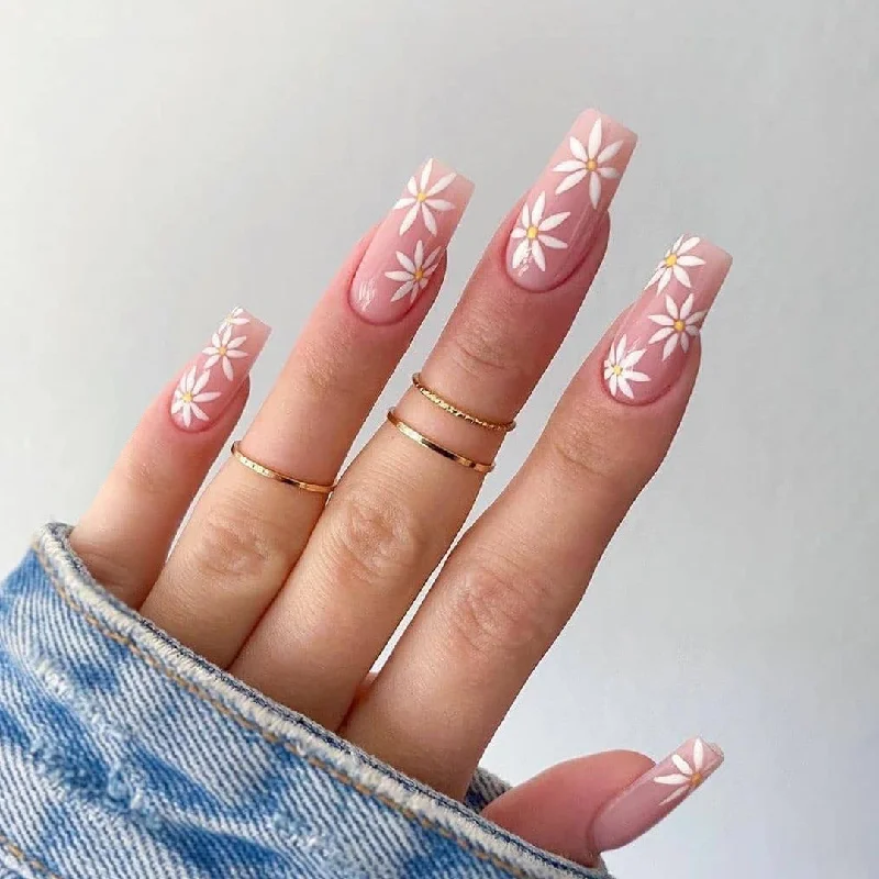 Shiny nail gel sealant-Wholesale Sun Flower Plastic Nail Stickers