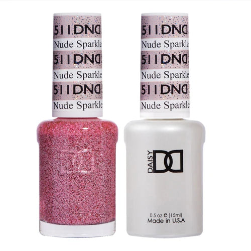 Anti-chip nail sealant-DND Duo - Nude Sparkle - 511