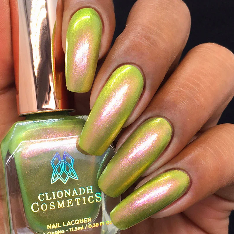 Strengthening nail gel polish-Clionadh Cosmetics - Royal Pear Nail Polish