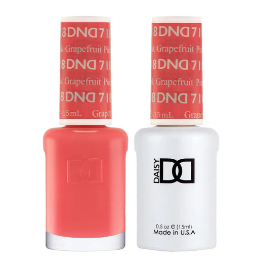 Protective nail gel top coat-DND Duo - Pink Grapefruit - 718