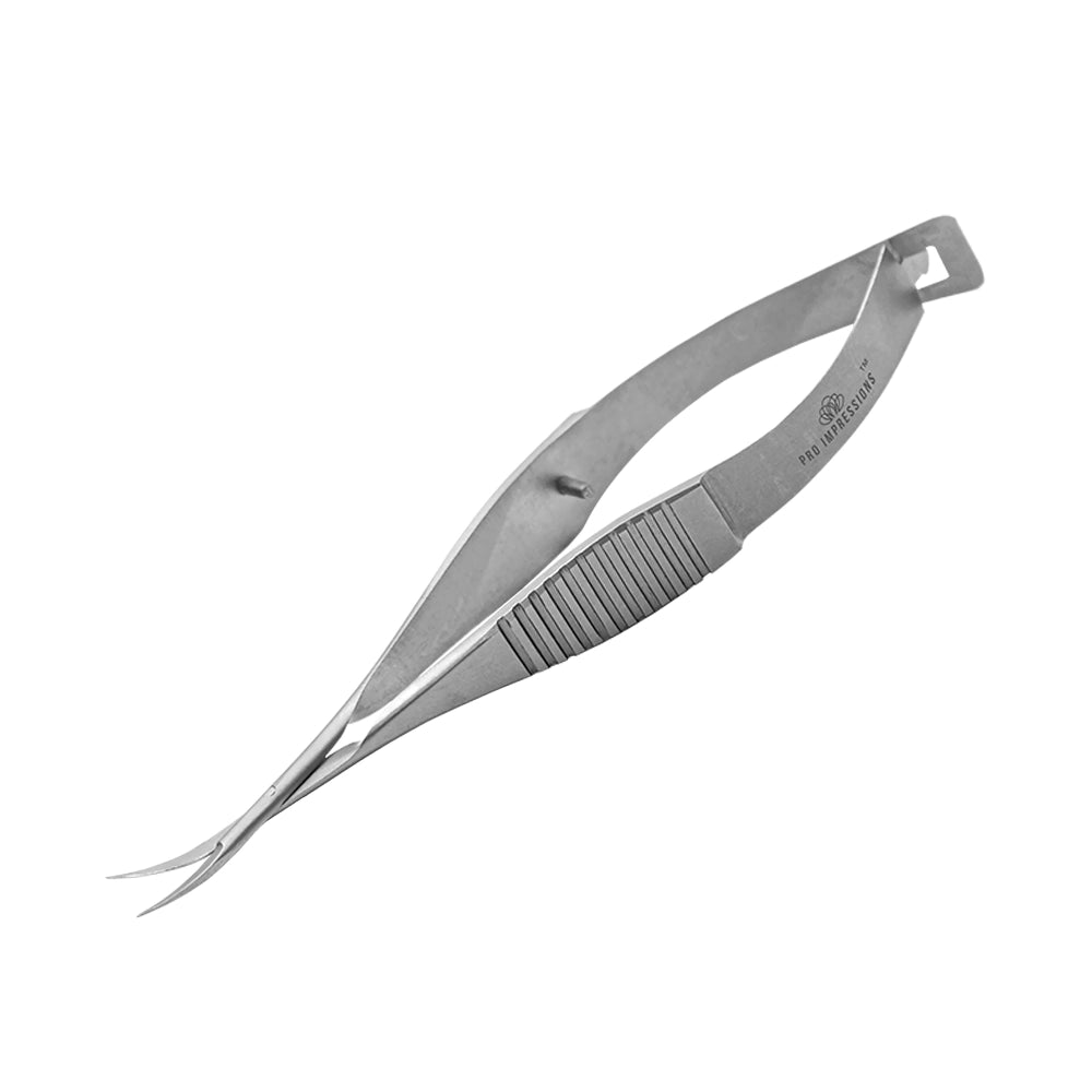 Strong nail glue-Micro Spring Curved Cuticle Scissors