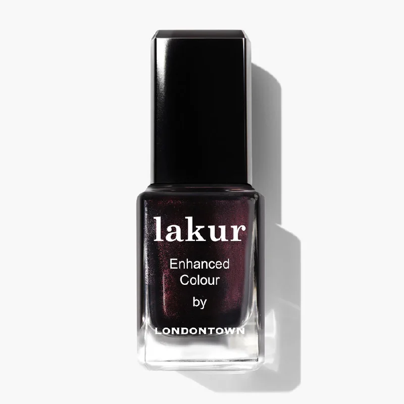 Durable nail polish top coat-Londontown - Lakur Enhanced Colour - Spilled Wine 0.4 oz