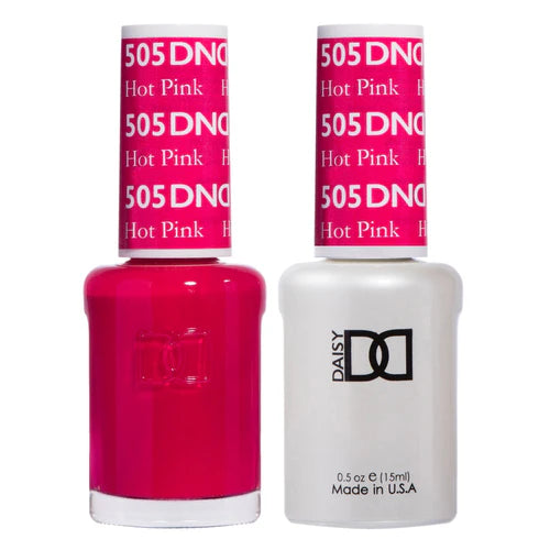 Durable nail polish top coat-DND Duo - Hot Pink - 505