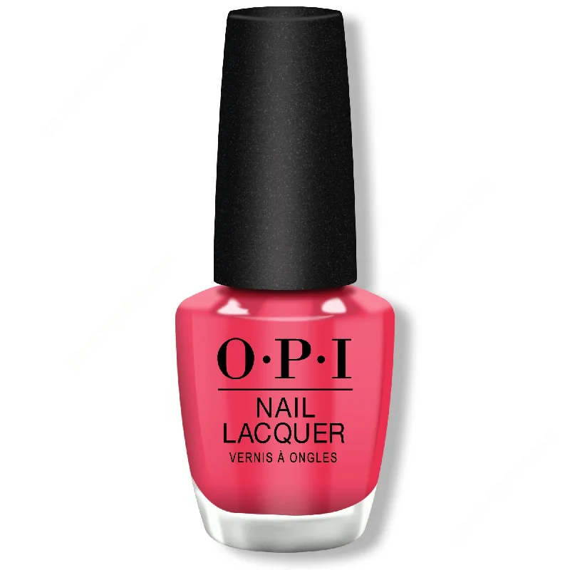 Water-based nail varnish-OPI Nail Lacquer - Strawberry Margarita 0.5 oz - #NLM23