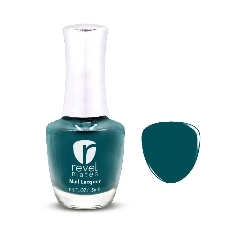 Crystal nail art stones-P656 Swoop Teal Crème Nail Polish