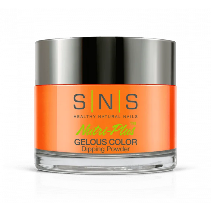 Vibrant nail gel tones-SNS Dip Powder LV02 L'Orange