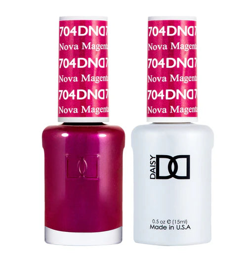 UV-cured nail gel-DND Duo - Nova Magenta - 704