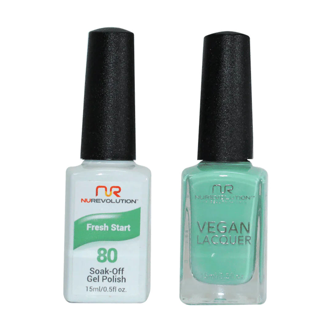 Travel-size nail organizer-NuRevolution Trio Duo Gel & Lacquer 080 Fresh Start