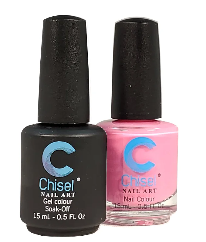 Sparkly nail gel finish-CHISEL DUO GEL & LACQUER COMBO- 30