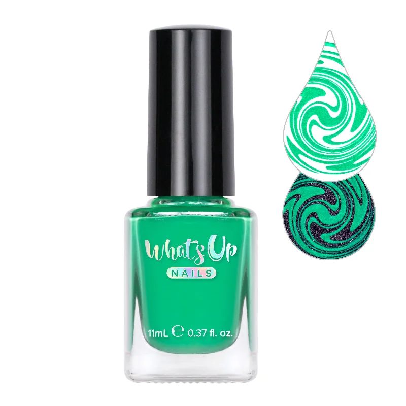 Eco-friendly nail polish-Whats Up Nails - Little Green Men Stamping Polish