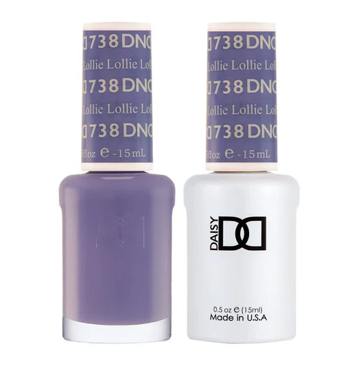 Soft nail polish finish-DND Duo - Lollie - 738