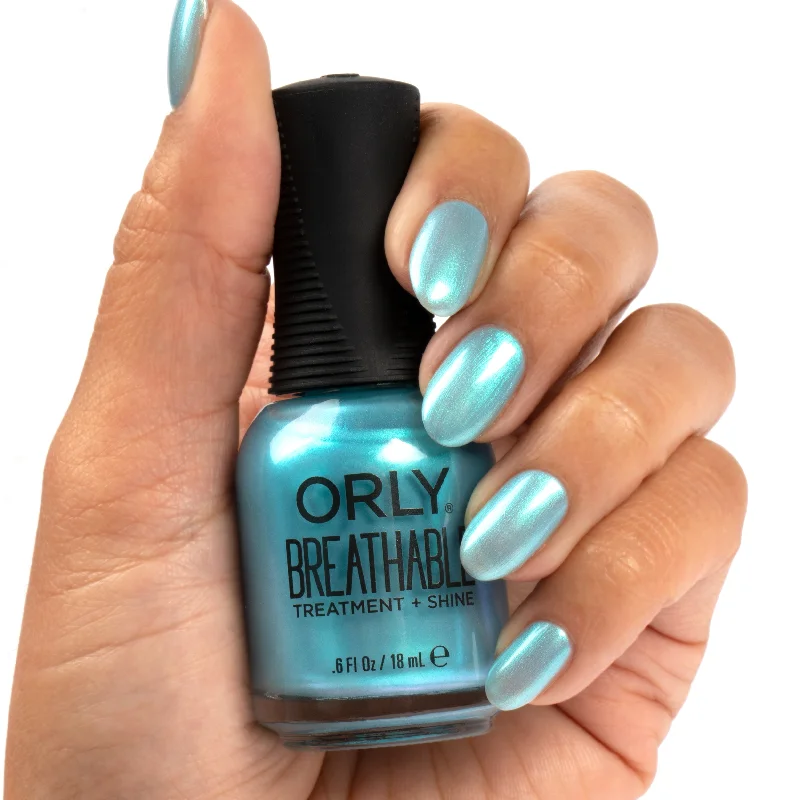 Metallic nail art toppers-Orly Breathable - Surf's You Right Nail Polish