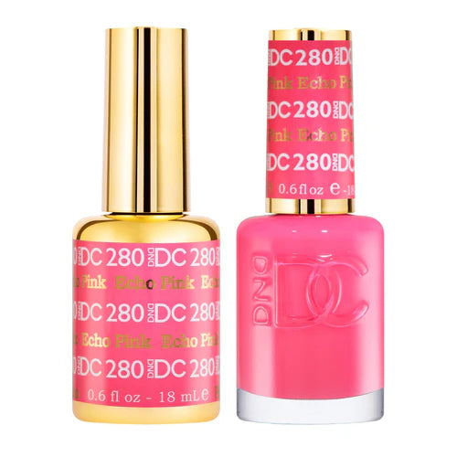 Breathable nail varnish-DND DC Duo - Echo Pink - 280