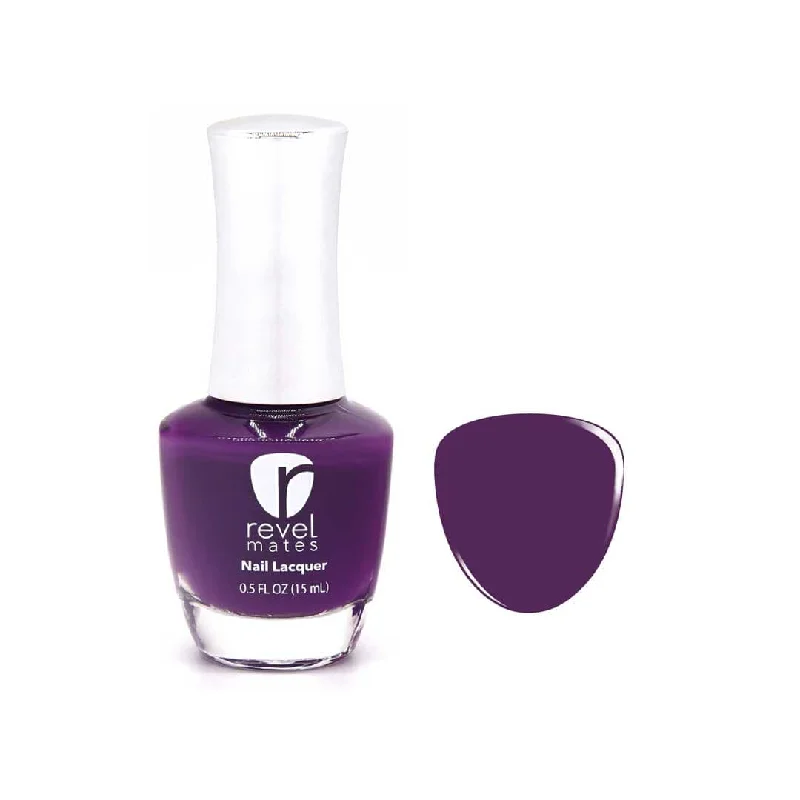 Flexible nail glue-P357 Raven Purple Crème Nail Polish