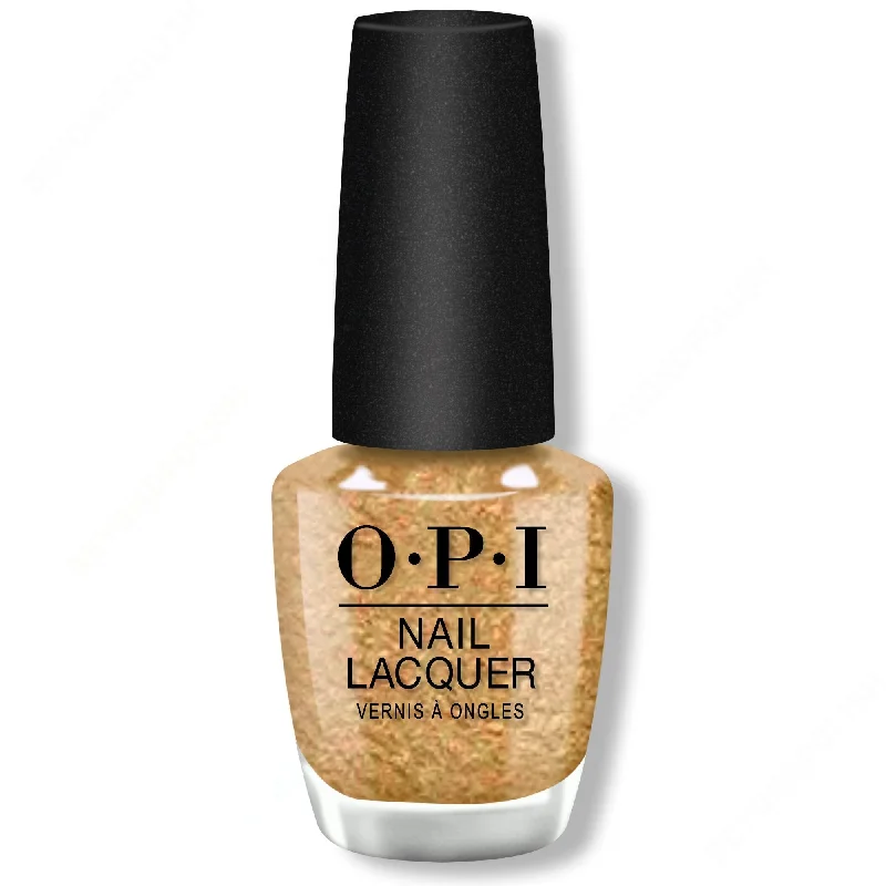 UV-cured nail polish-OPI Nail Lacquer - Five Golden Flings 0.5 oz - #NLHRQ02