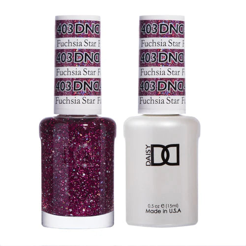 Protective nail gel base-DND Duo - Fuchsia Star - 403