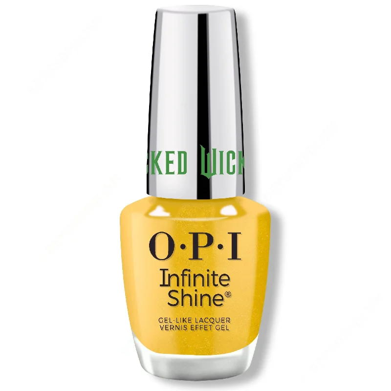 Rhinestone nail art gems-OPI Infinite Shine - Yellow Brick Road - #HRR16