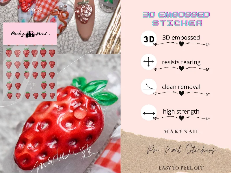 Embossed Strawberry