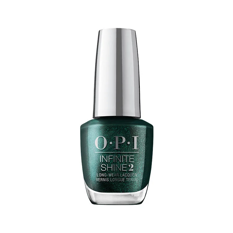 Glitter nail polish finish-OPI Infinite Shine Terribly Nice Collection Peppermint Bark And Bite*