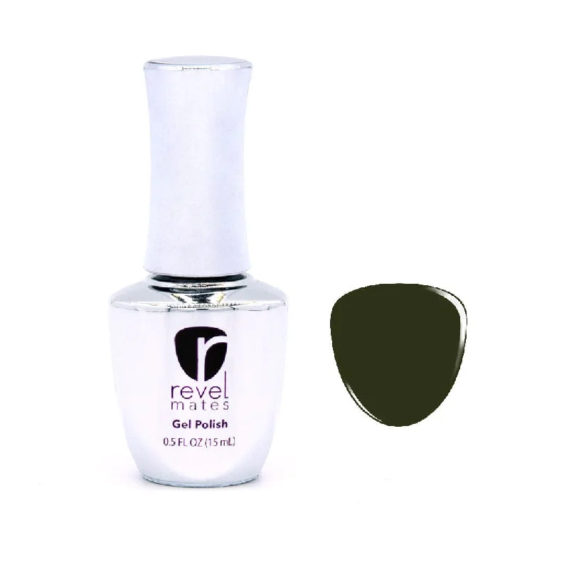 Metallic nail art toppers-G413 Wicked Green Crème Gel Polish