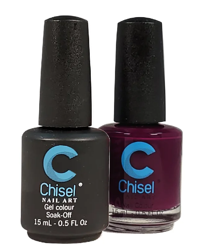 Glitter nail art designs-CHISEL DUO GEL & LACQUER COMBO- 59